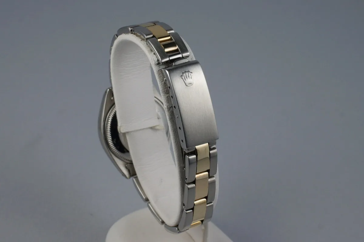 1978 Rolex Two Tone Ladies Date 6917 Champagne Tapestry Dial