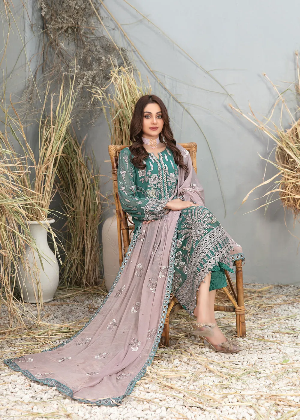 Arushi Formal Chiffon Collection '24 by Tawakkal Fabrics | D - 9877