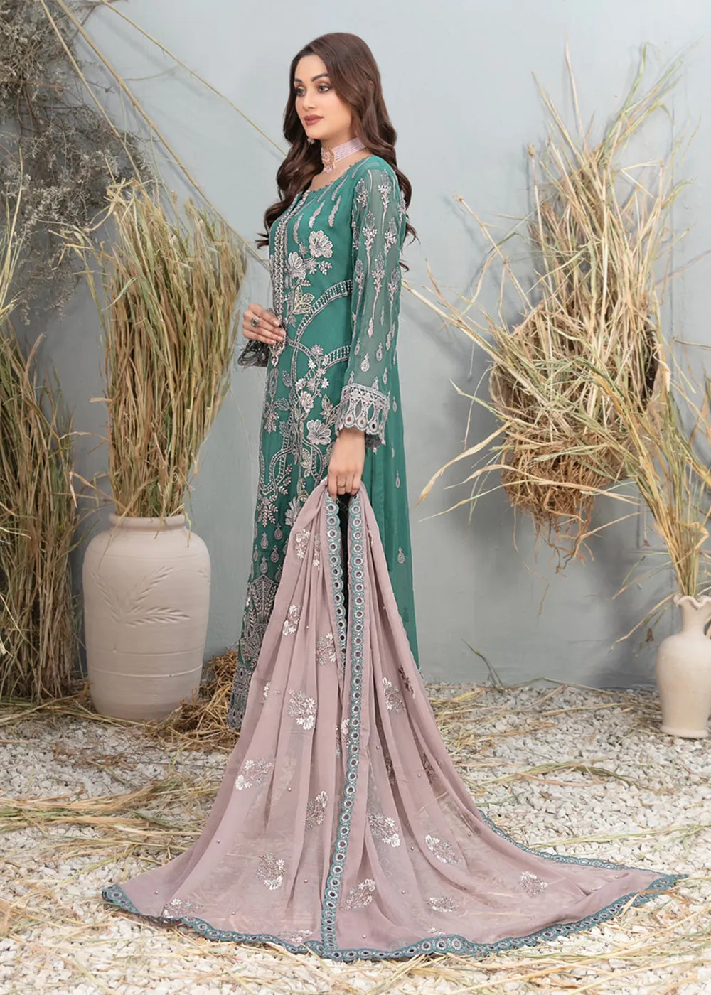 Arushi Formal Chiffon Collection '24 by Tawakkal Fabrics | D - 9877