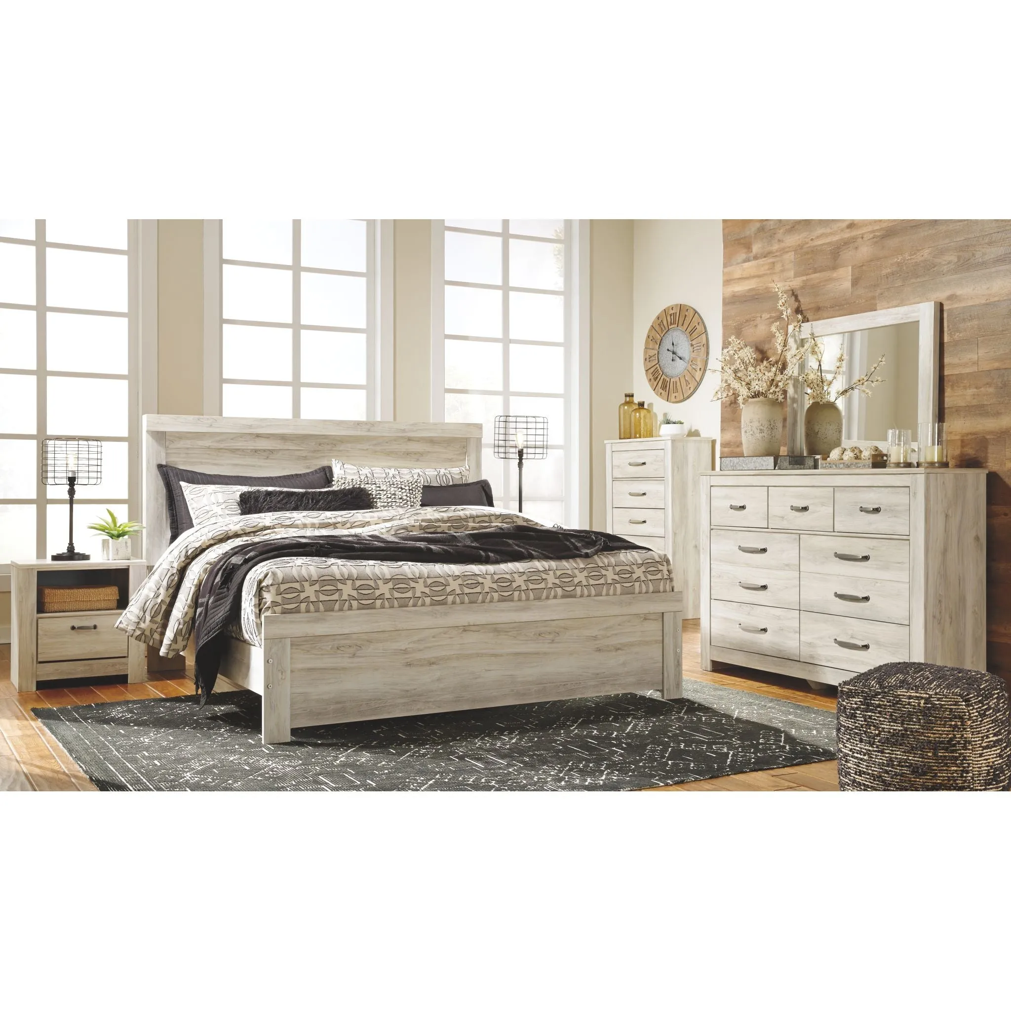 Bellaby 5 Piece Panel Bedroom
