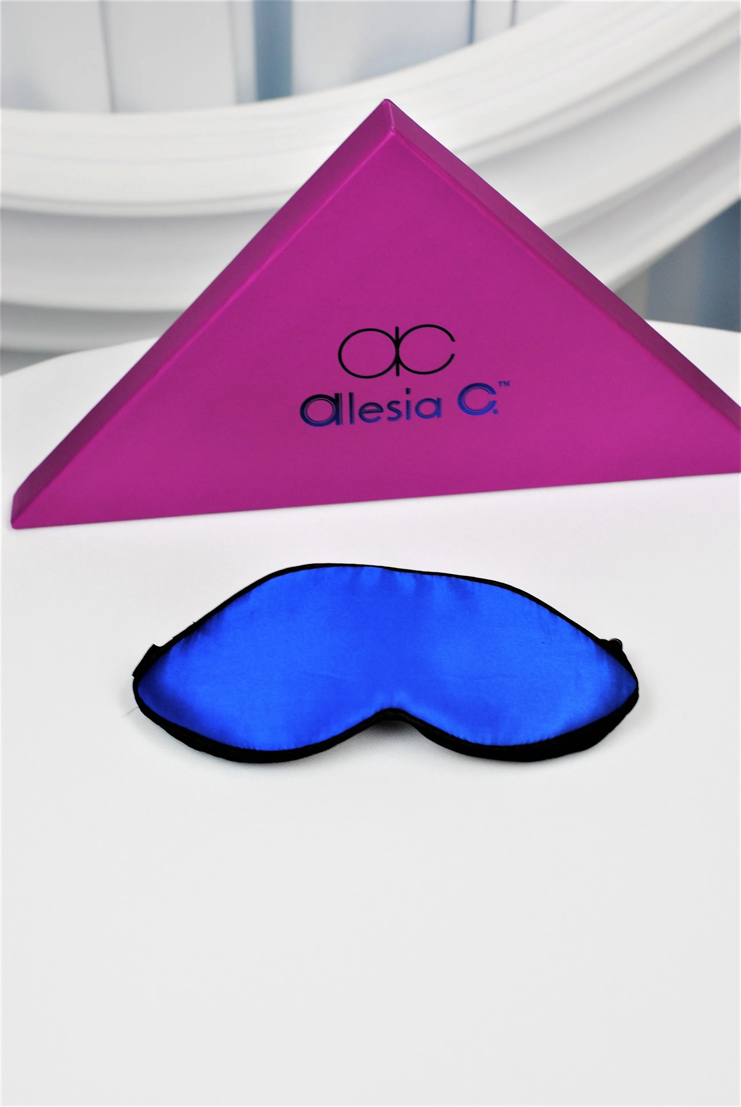 BlisSsleep 100% Silk Sleep Eye Pads Mask in Royal Blue