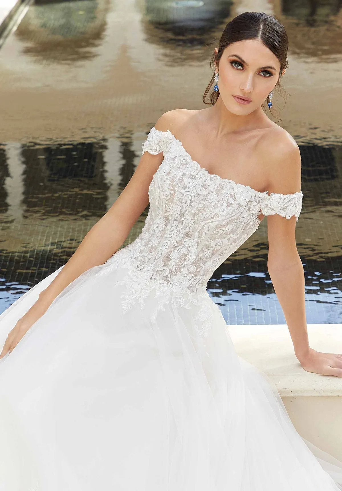 Blu - 5987 - Floretta - Cheron's Bridal, Wedding Gown