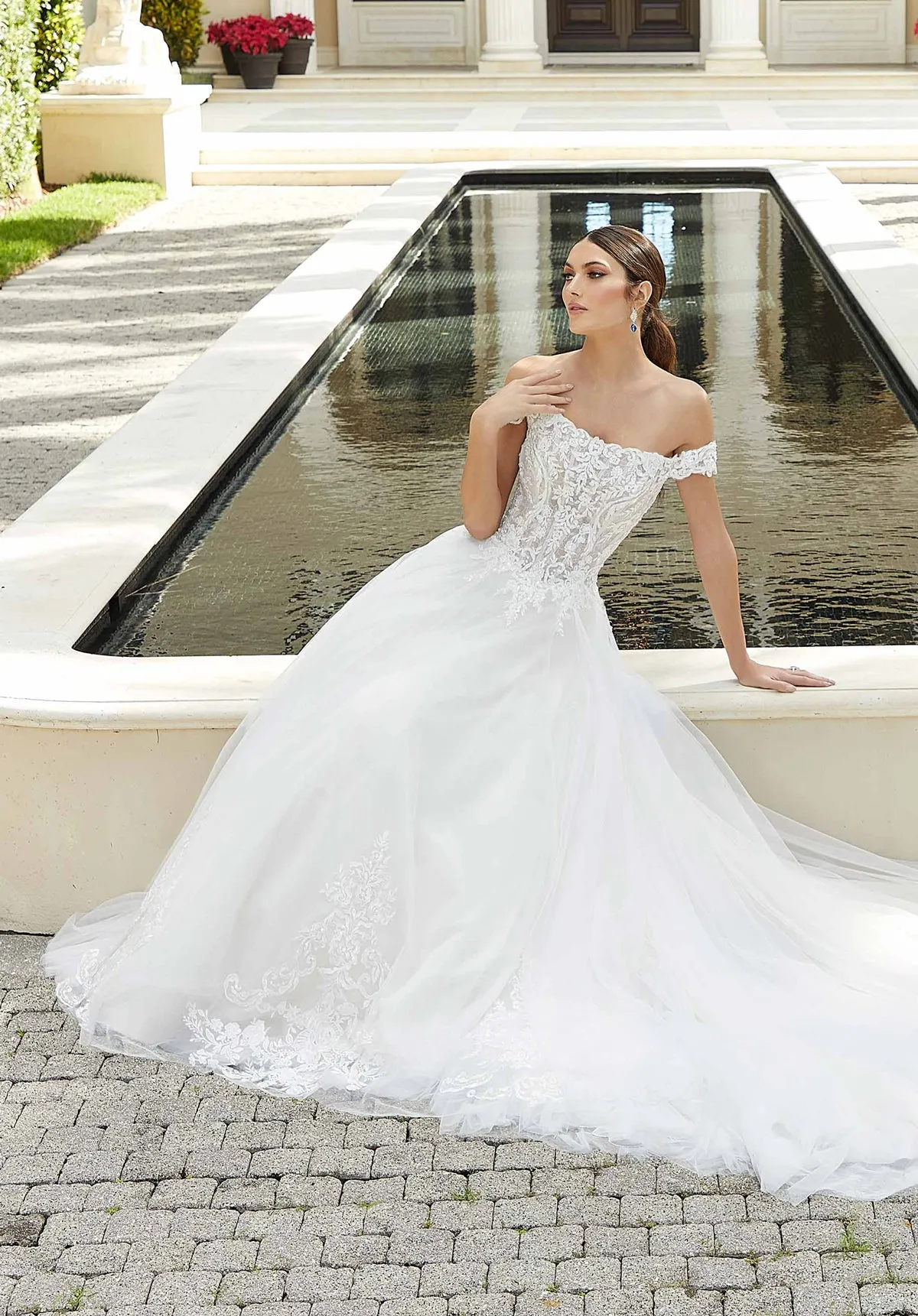 Blu - 5987 - Floretta - Cheron's Bridal, Wedding Gown