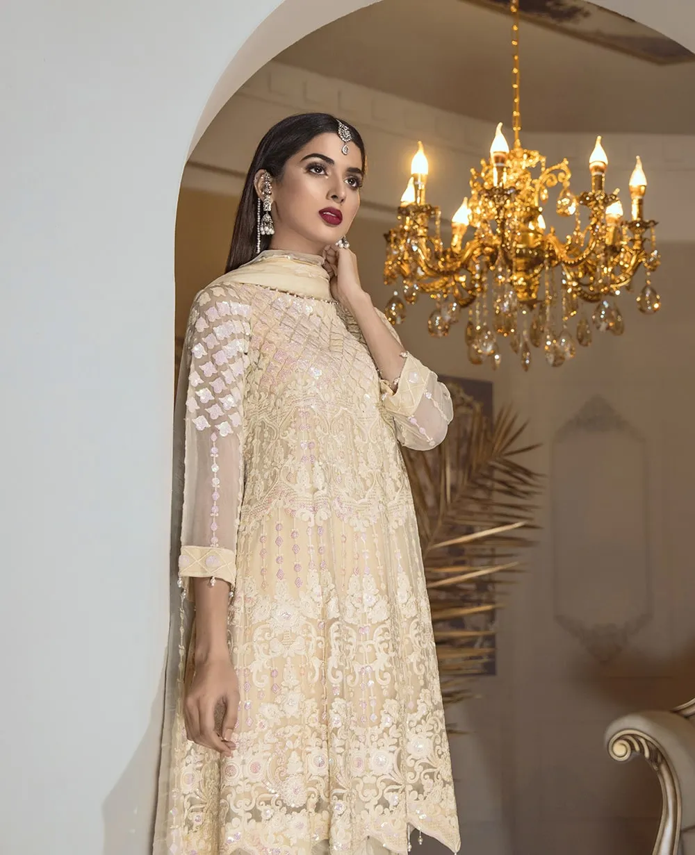 Eshaal Luxury Embroidered Chiffon Collection Vol-4 by Emaan Adeel – Vory Flame
