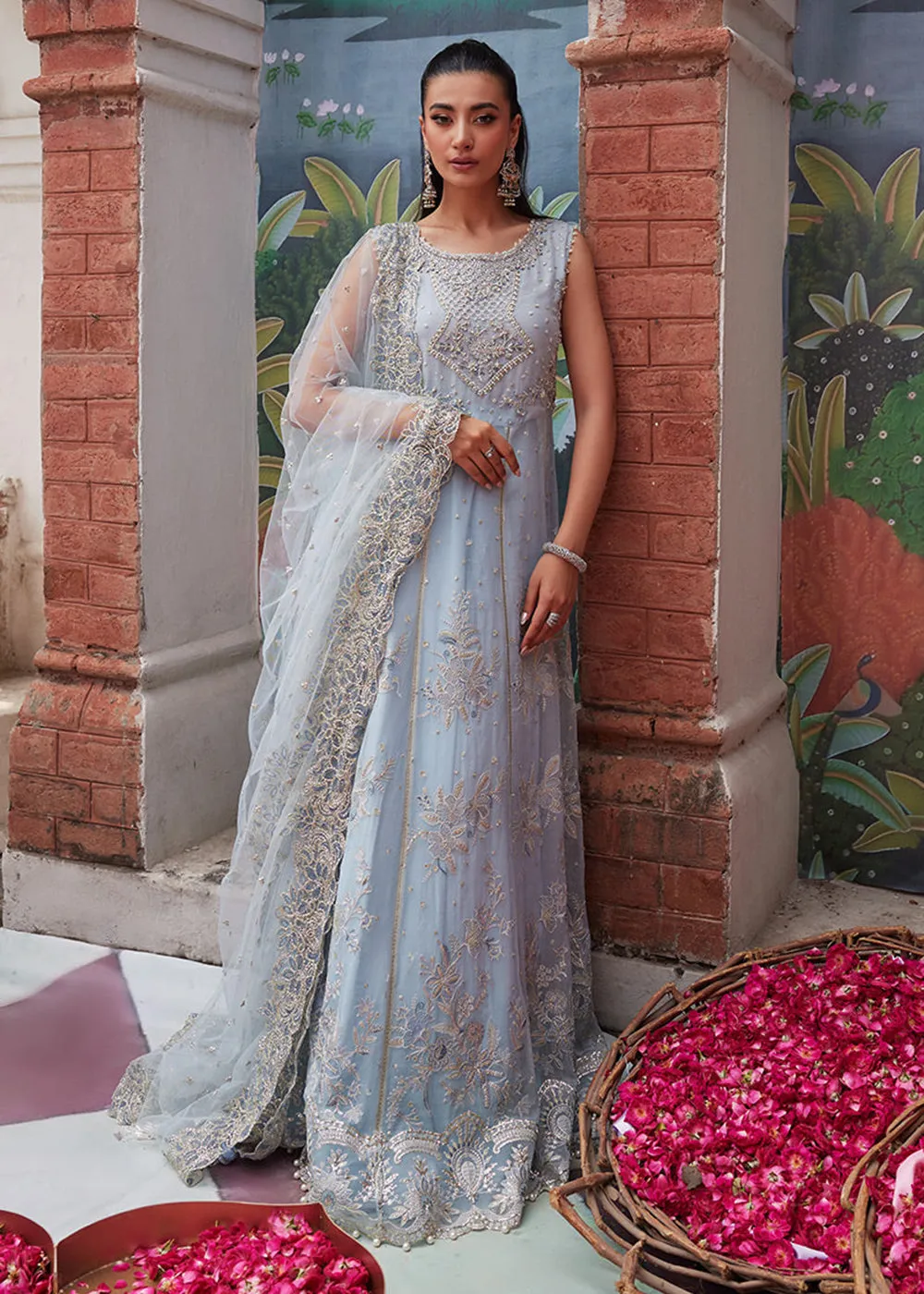 Izhar Unstitched Luxury Chiffon Collection by Mushq | TANIA