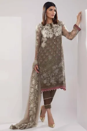 Khaadi Luxury Collection 2018 – Q18203 Beige