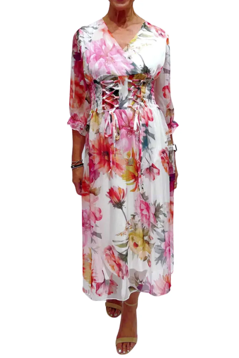 La Strada L'Amore Chiffon Corset Dress