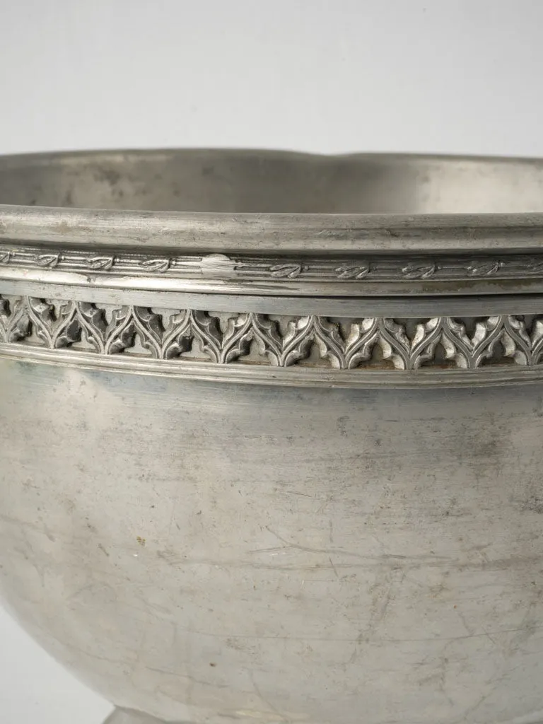 Large antique Pommery Pewter Champagne Bucket 9½"