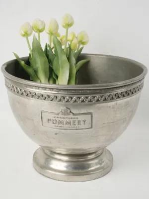 Large antique Pommery Pewter Champagne Bucket 9½"