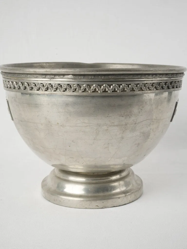 Large antique Pommery Pewter Champagne Bucket 9½"