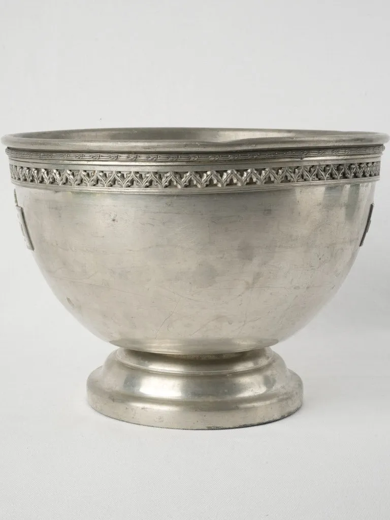 Large antique Pommery Pewter Champagne Bucket 9½"