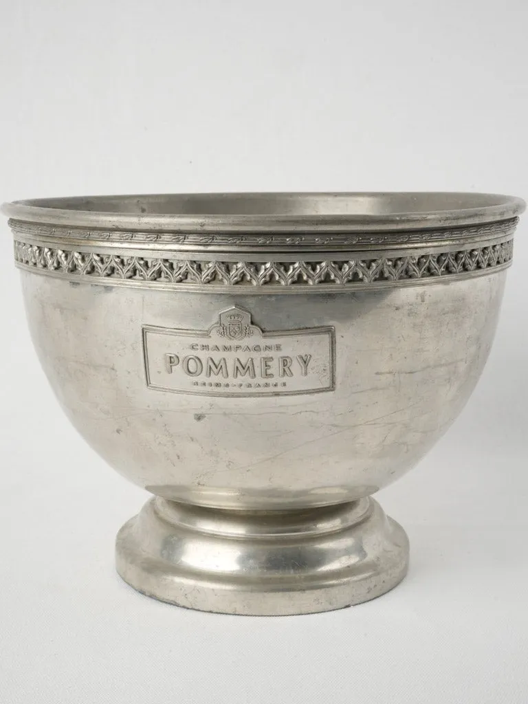 Large antique Pommery Pewter Champagne Bucket 9½"