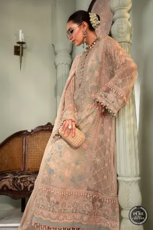 MARIA.B Luxury Chiffon Collection – MPC-22-206-Nude Pink