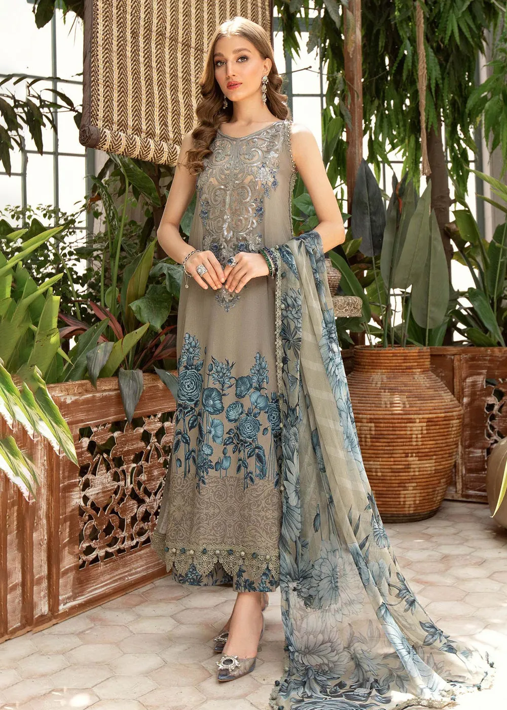 Printed Lawn Suit - Maria B - M.Prints Eid Collection 2023 - MPT-1809-A