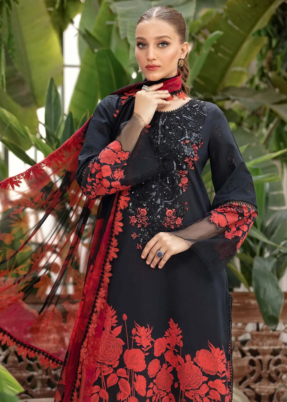 Printed Lawn Suit - Maria B - M.Prints Eid Collection 2023 - MPT-1809-B