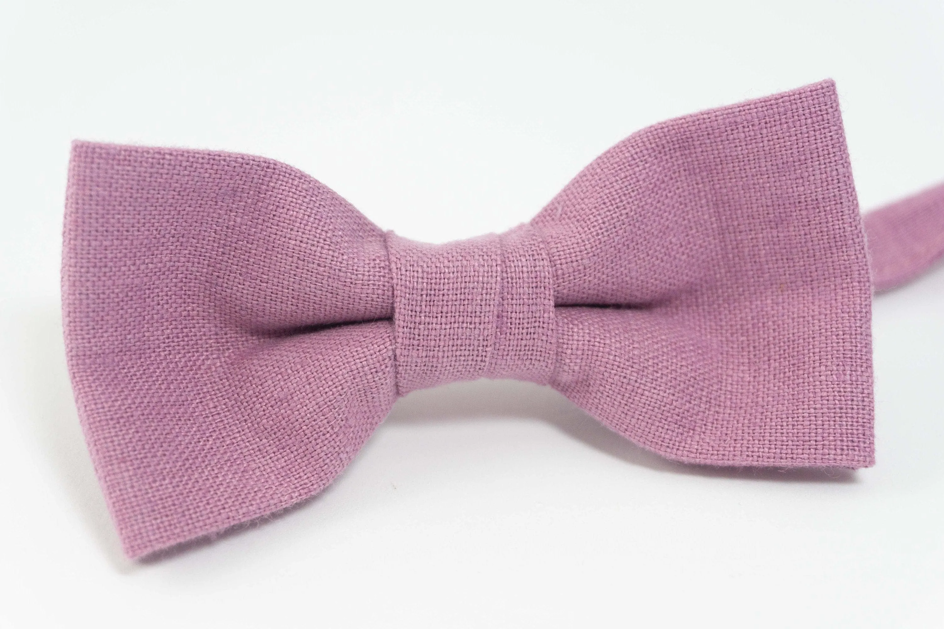 Purple wedding bow tie |  Purple pre-tied bow tie