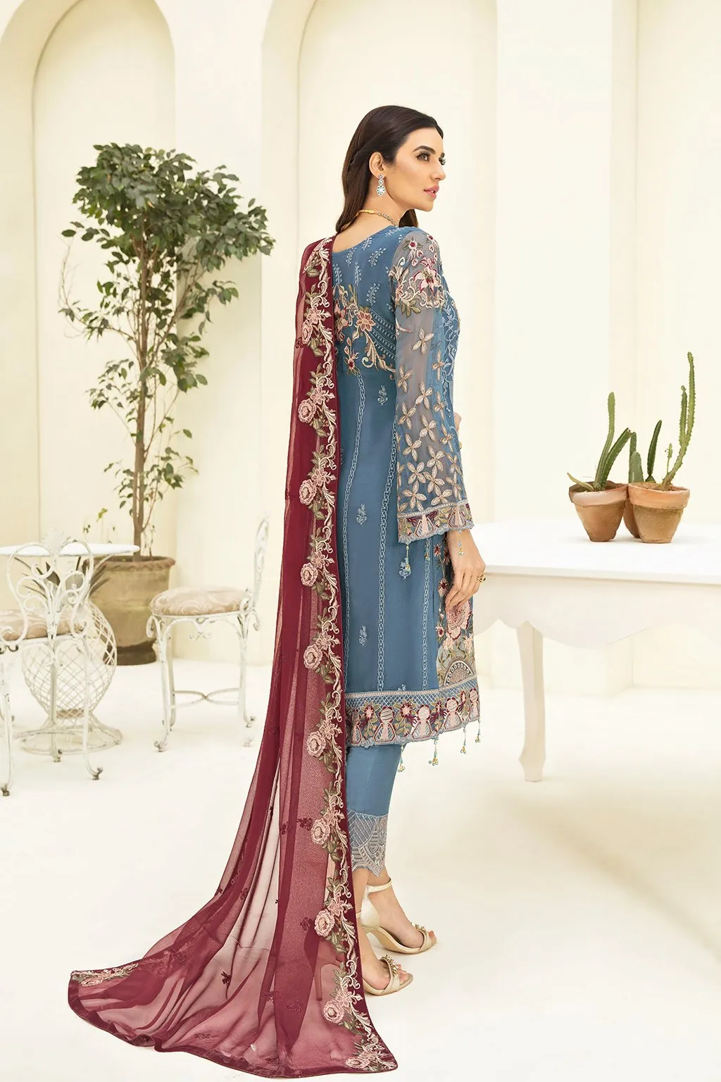 Ramsha Chevron Luxury Chiffon Collection Vol-3 – A-311