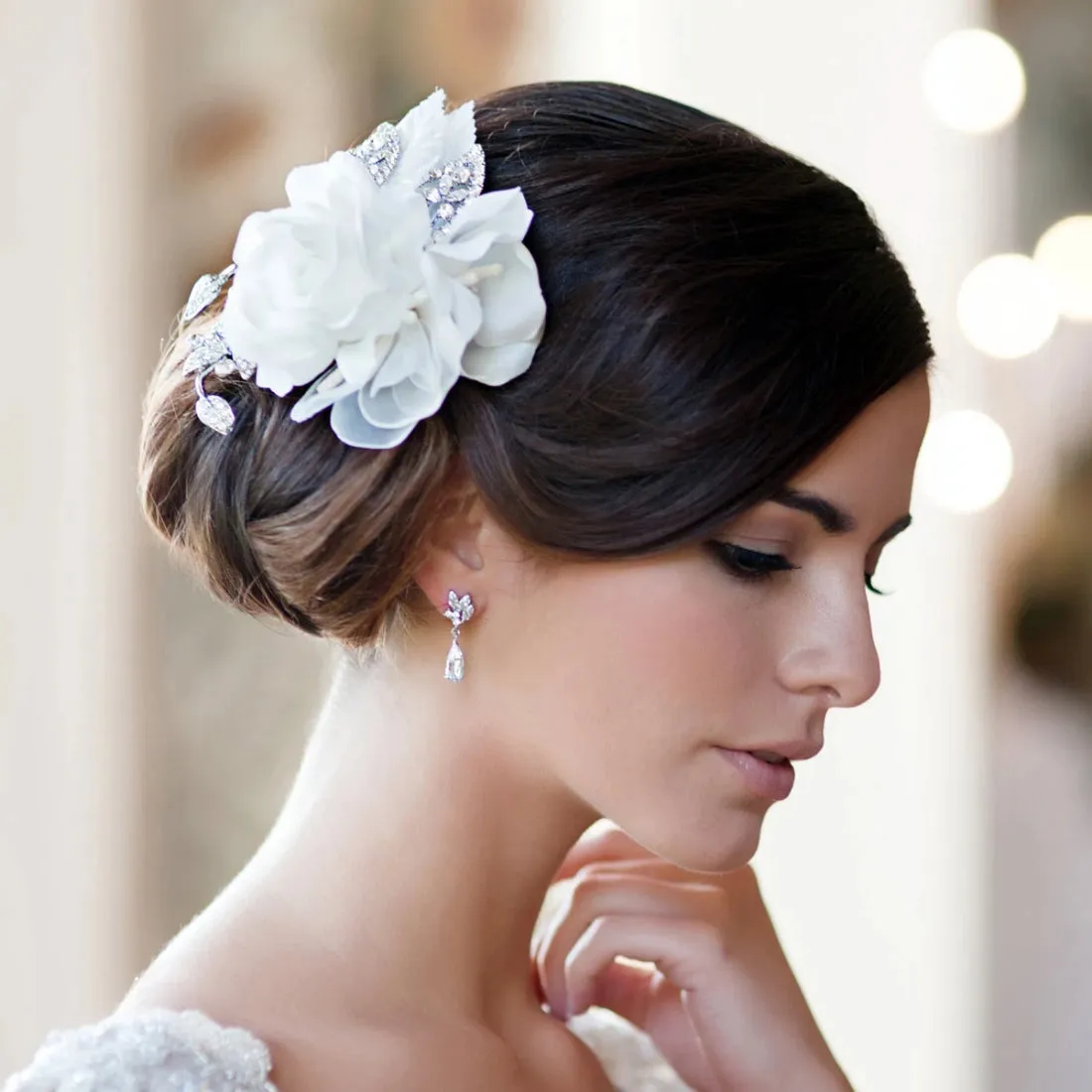 Roses of Grace Hair Flower
