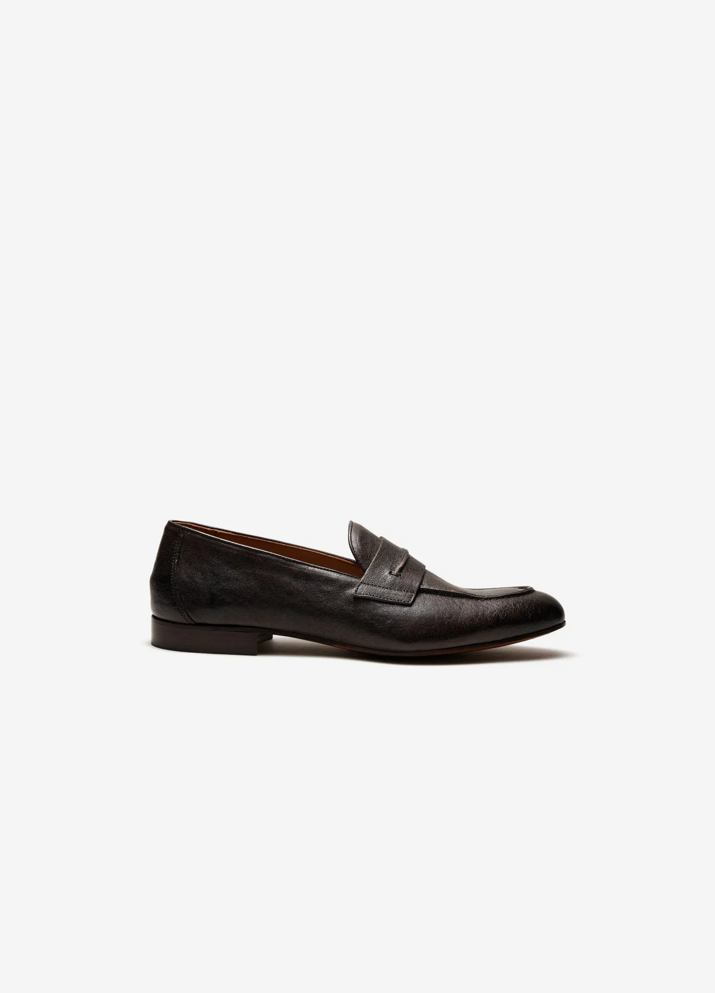 Vintage Leather Loafer Chocolate