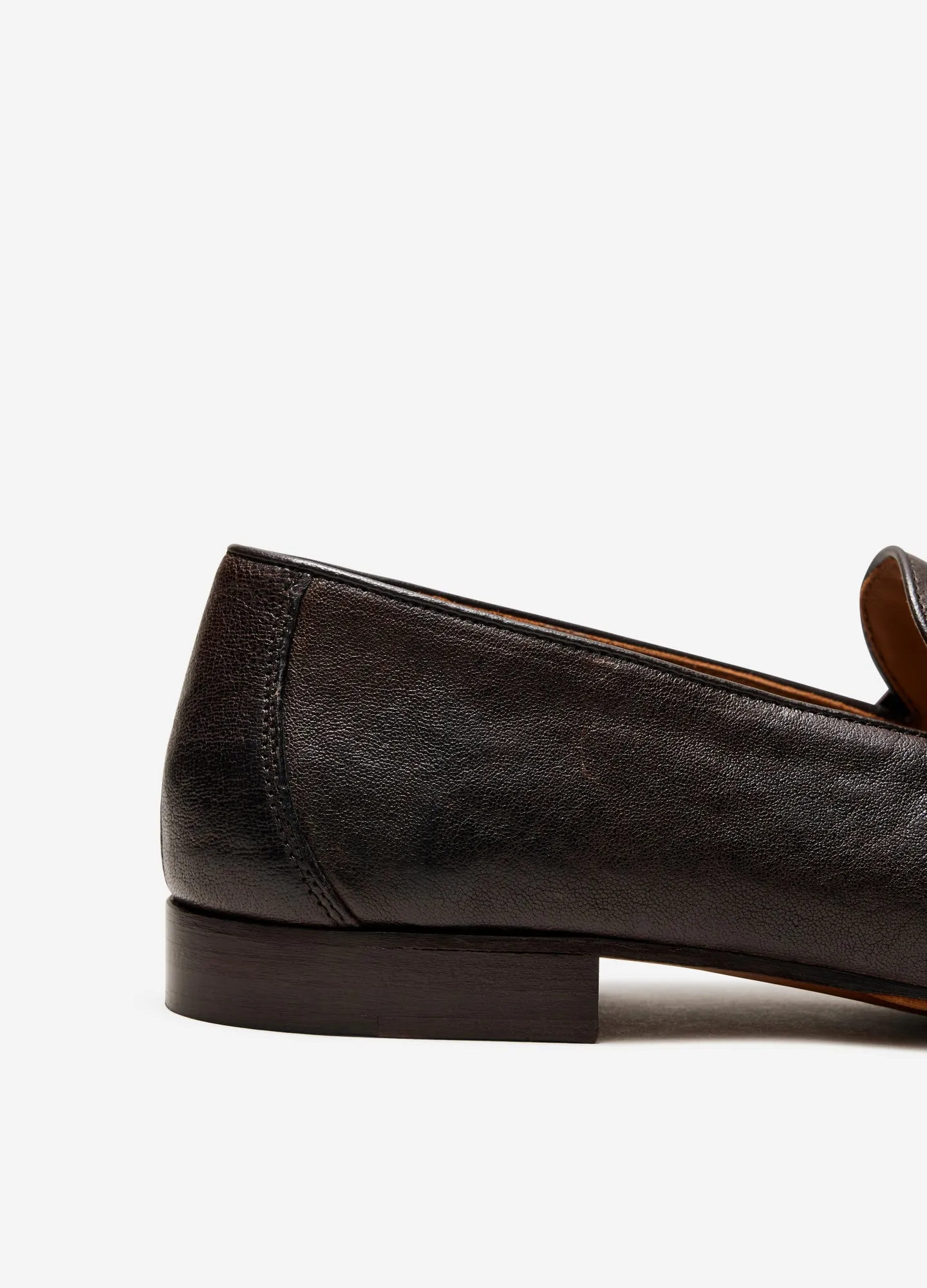 Vintage Leather Loafer Chocolate