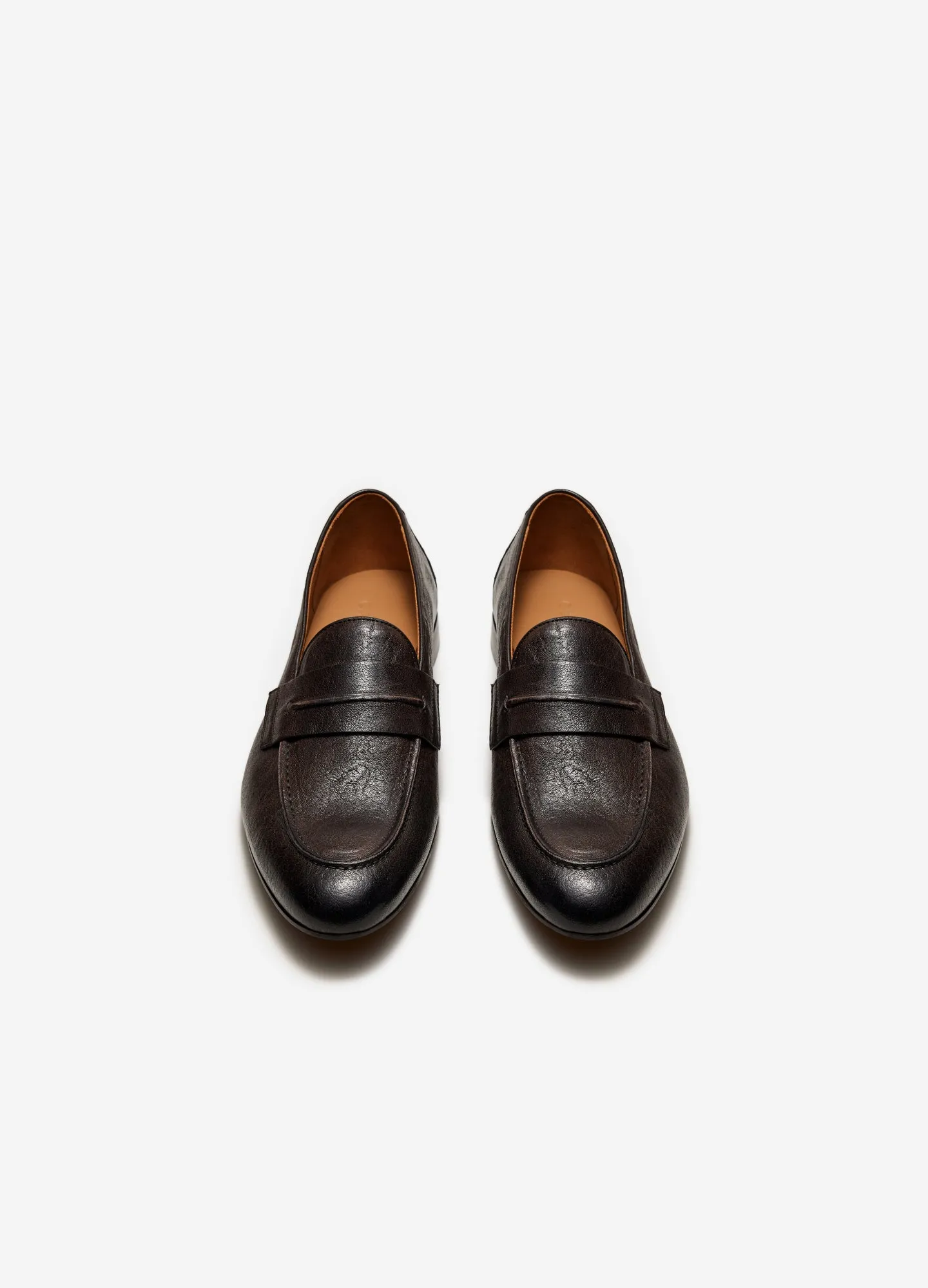 Vintage Leather Loafer Chocolate