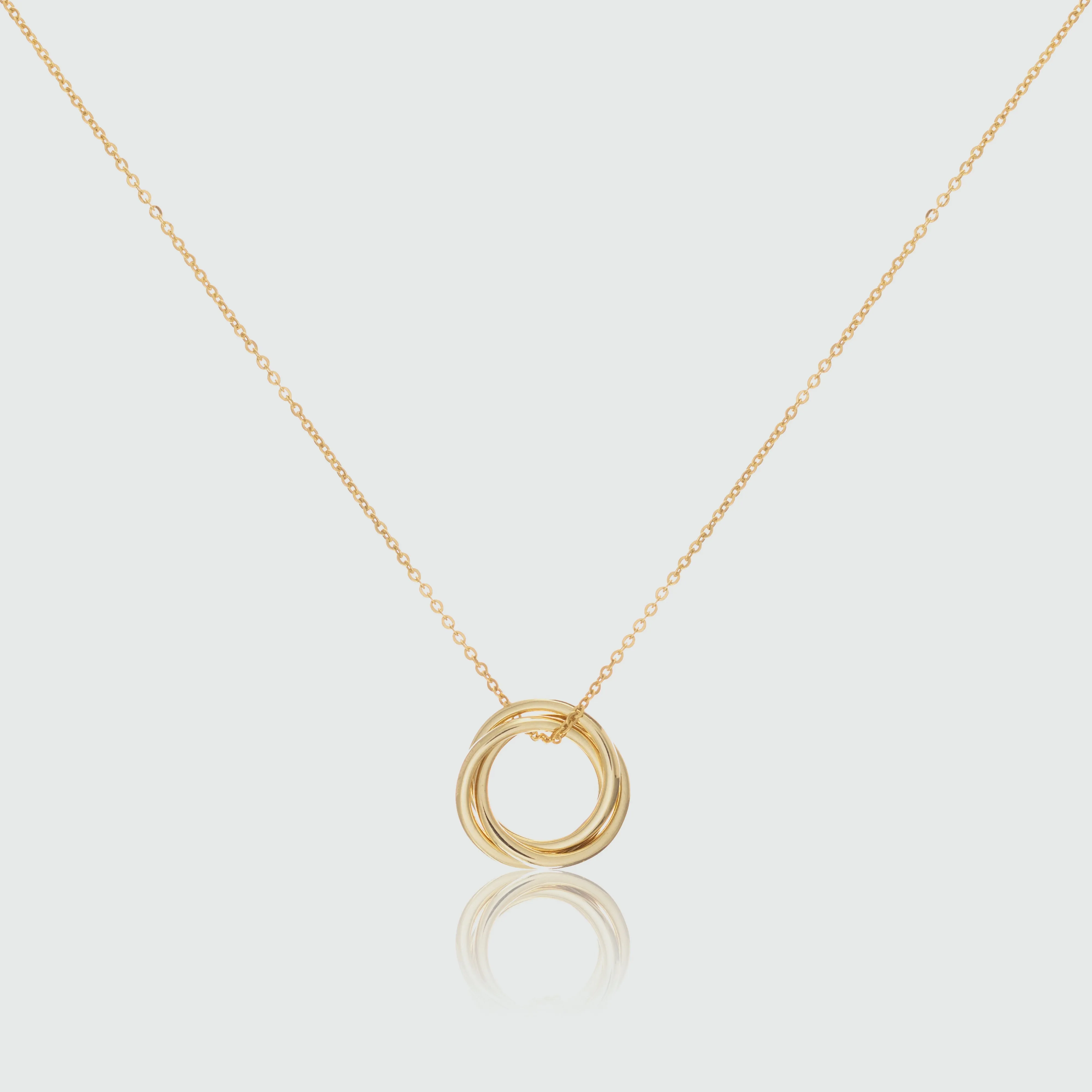 Walton 9ct Yellow Gold Russian Wedding Ring Pendant
