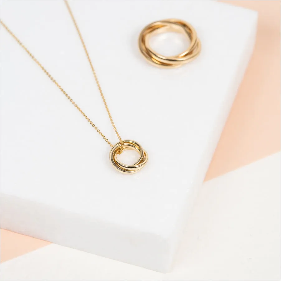 Walton 9ct Yellow Gold Russian Wedding Ring Pendant