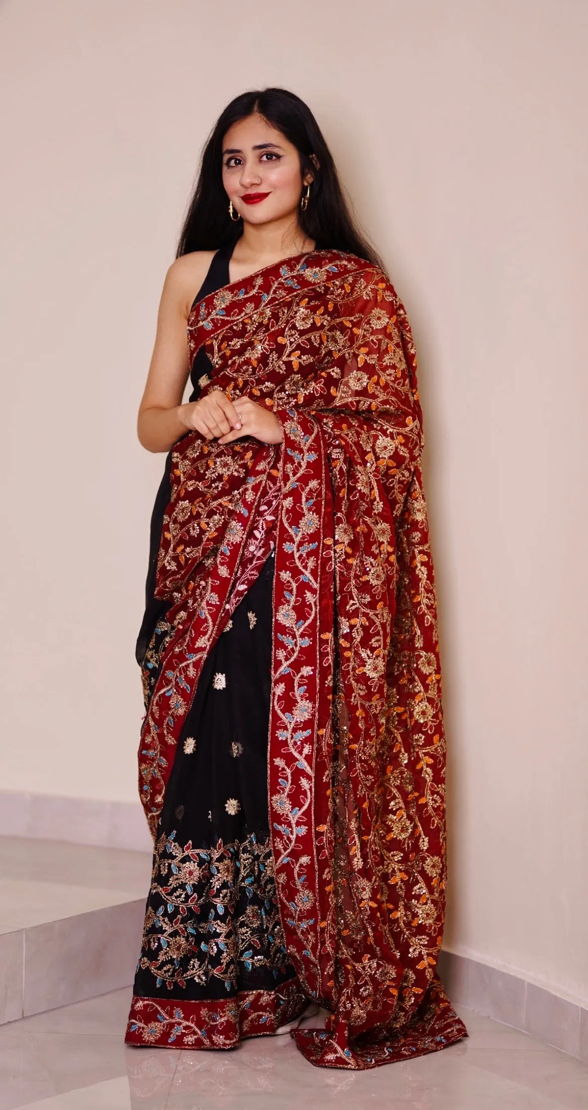 Wedding Staple: Black Maroon